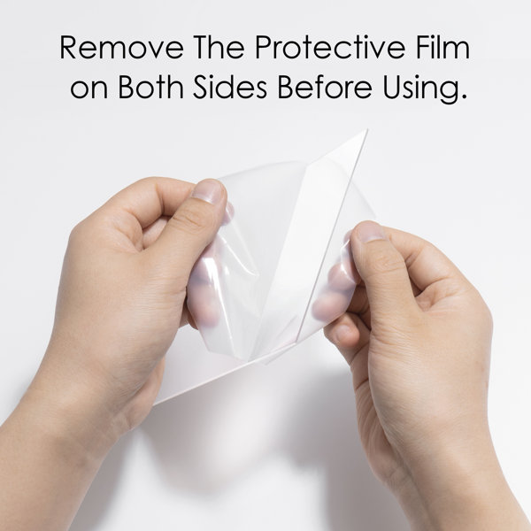 Latitude Run® Clear Acrylic Sheet Picture Frame Glass Replacement Pack